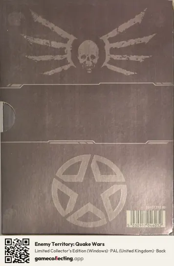 Enemy Territory: Quake Wars Computer, United Kingdom box back