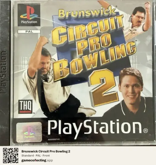 Brunswick Circuit Pro Bowling 2 PlayStation, PAL box front