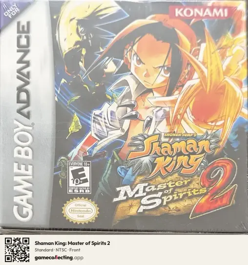 Shaman King: Master of Spirits 2 Game Boy Advance, NTSC box front
