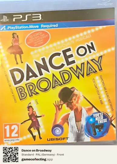 Dance on Broadway PlayStation 3, Germany box front