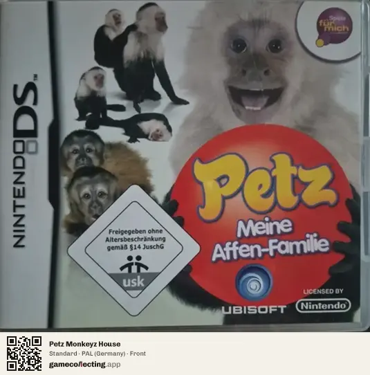 Petz Monkeyz House Nintendo DS, Germany box front