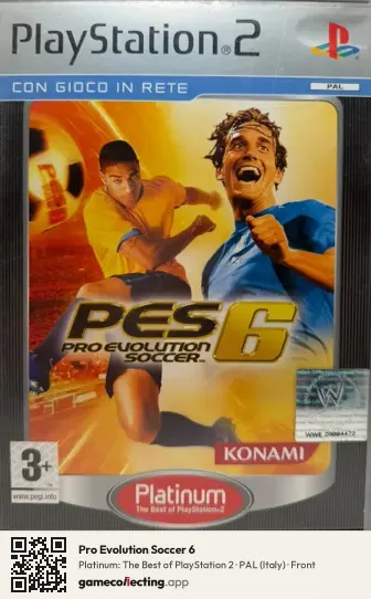 Pro Evolution Soccer 6 PlayStation 2, Italy box front