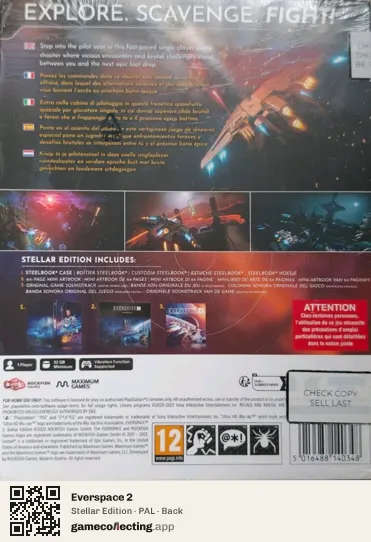Everspace 2 PlayStation 5, PAL box back