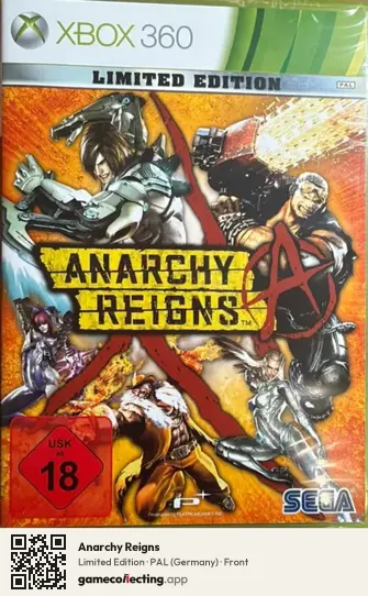 Anarchy Reigns Xbox 360, Germany box front