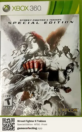 Street Fighter X Tekken Xbox 360, NTSC box front