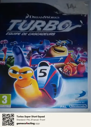 Turbo: Super Stunt Squad Nintendo Wii, France box front