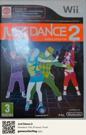 Just Dance 2 Nintendo Wii, France box front