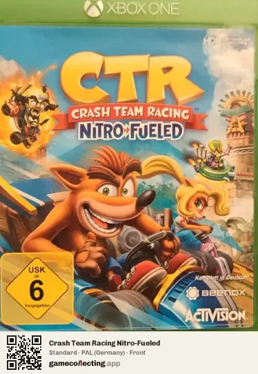 Crash Team Racing Nitro-Fueled Xbox One, Germany box front