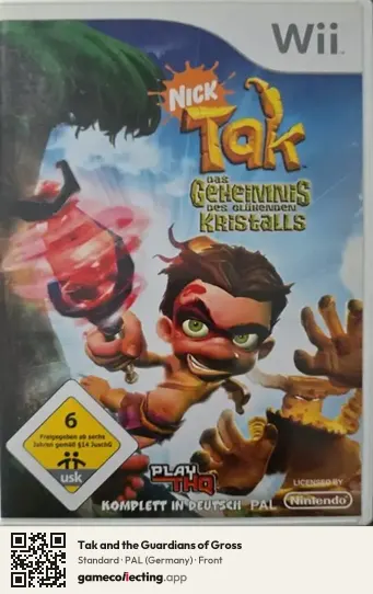 Tak and the Guardians of Gross Nintendo Wii, Germany box front