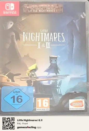 Little Nightmares I & II Nintendo Switch, PAL box front