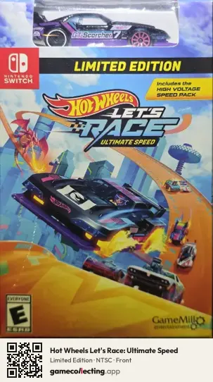 Hot Wheels Let's Race: Ultimate Speed Nintendo Switch, NTSC box front