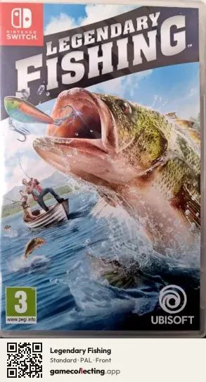 Legendary Fishing Nintendo Switch, PAL box front