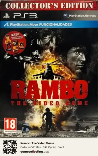 Rambo: The Video Game PlayStation 3, Spain box front
