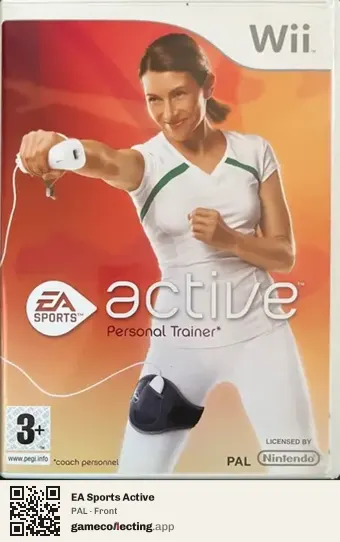 EA Sports Active Nintendo Wii, PAL box front