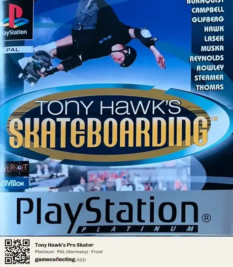 Tony Hawk's Pro Skater PlayStation, Germany box front