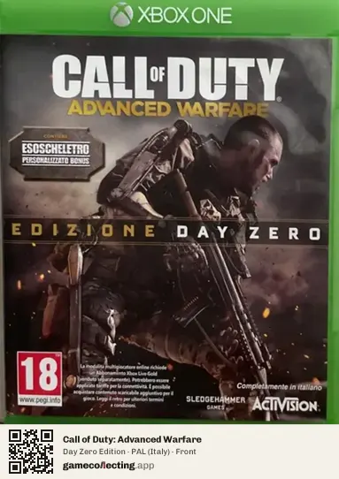 Call of Duty: Advanced Warfare Xbox One, Italy box front