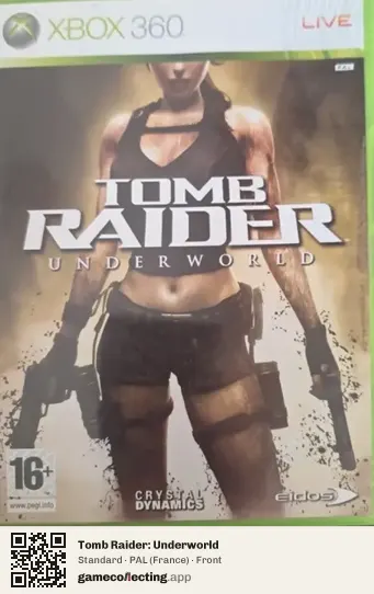 Tomb Raider: Underworld Xbox 360, France box front