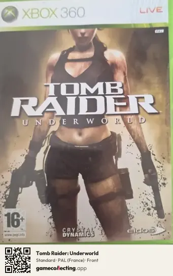 Tomb Raider: Underworld Xbox 360, France box front