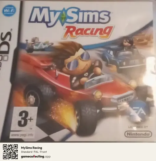 MySims Racing Nintendo DS, PAL box front