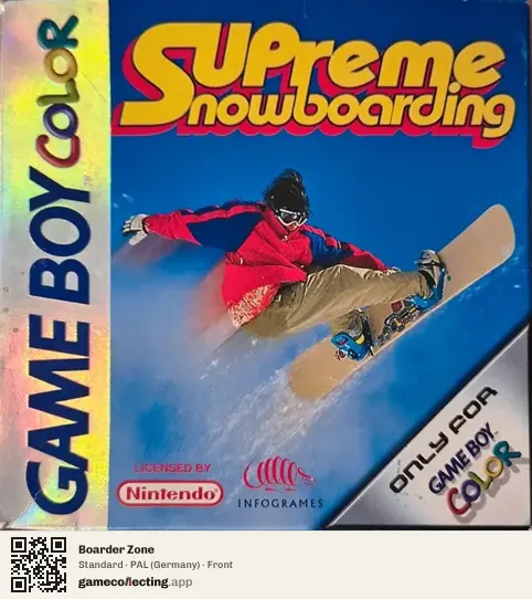 Boarder Zone Game Boy Color, Germany box front