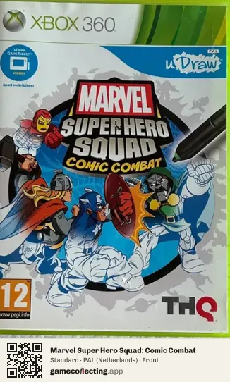 Marvel Super Hero Squad: Comic Combat Xbox 360, Netherlands box front