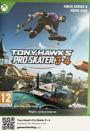 Tony Hawk's Pro Skater 3 + 4 Xbox Series X, France box front