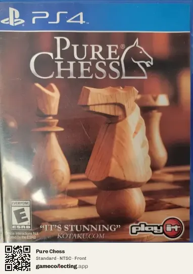 Pure Chess PlayStation 4, NTSC box front