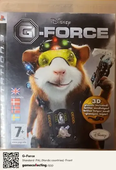 G-Force PlayStation 3, Nordic countries box front