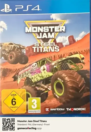 Monster Jam Steel Titans PlayStation 4, Germany box front