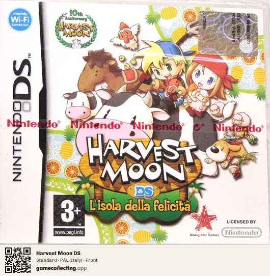 Harvest Moon DS Nintendo DS, Italy box front