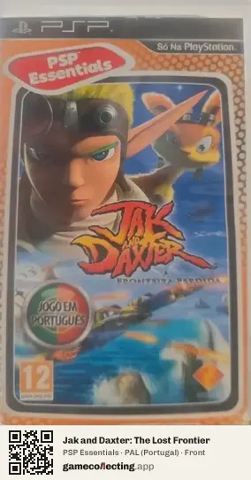 Jak and Daxter: The Lost Frontier PlayStation Portable, Portugal box front