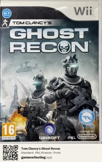 Tom Clancy's Ghost Recon Nintendo Wii, France box front