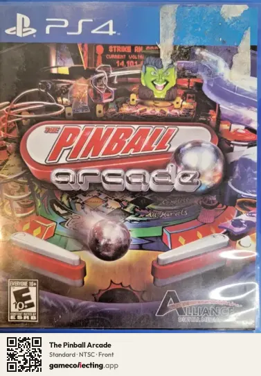 The Pinball Arcade PlayStation 4, NTSC box front