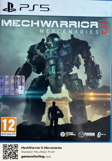 MechWarrior 5: Mercenaries PlayStation 5, Italy box front