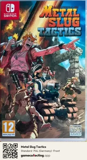 Metal Slug Tactics Nintendo Switch, Germany box front