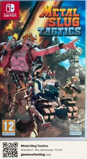 Metal Slug Tactics Nintendo Switch, Germany box front