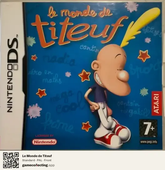 Le Monde de Titeuf Nintendo DS, PAL box front