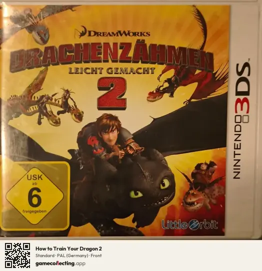 How to Train Your Dragon 2 Nintendo 3DS, Germany box front