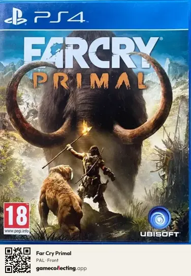 Far Cry Primal PlayStation 4, PAL box front