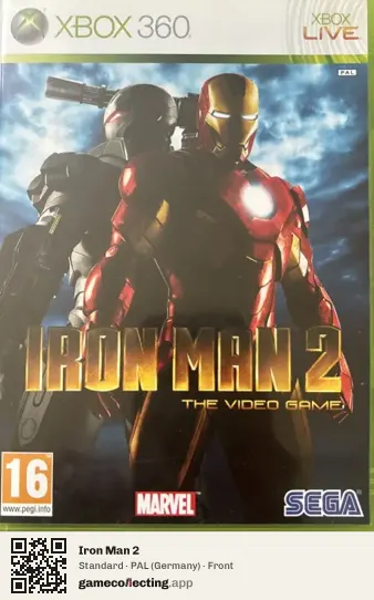 Iron Man 2 Xbox 360, Germany box front