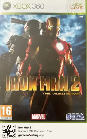 Iron Man 2 Xbox 360, Germany box front
