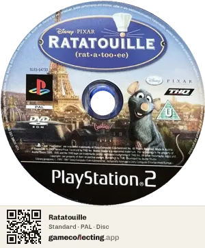 Ratatouille PlayStation 2, PAL disc