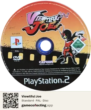 Viewtiful Joe PlayStation 2, PAL disc