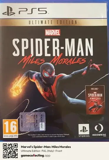 Marvel's Spider-Man: Miles Morales PlayStation 5, Italy box front