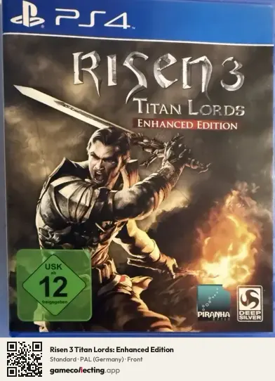 Risen 3 Titan Lords: Enhanced Edition PlayStation 4, Germany box front