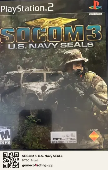 SOCOM 3: U.S. Navy SEALs PlayStation 2, NTSC box front