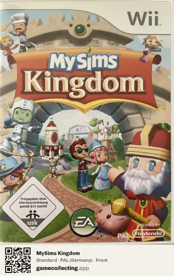 MySims Kingdom Nintendo Wii, Germany box front