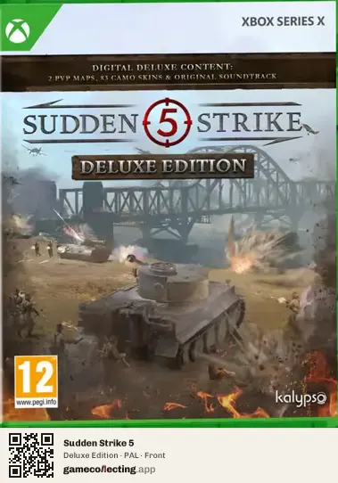 Sudden Strike 5 Xbox Series X, PAL box front