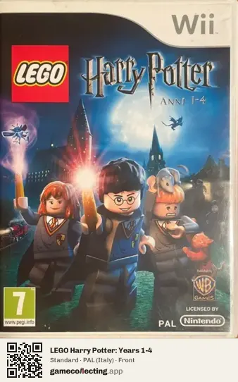 LEGO Harry Potter: Years 1-4 Nintendo Wii, Italy box front