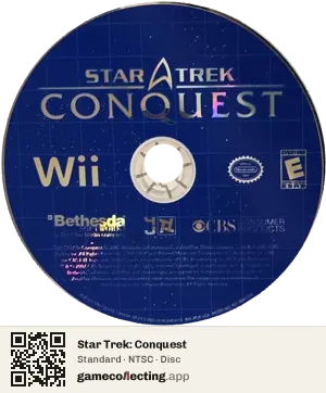Star Trek: Conquest Nintendo Wii, NTSC disc